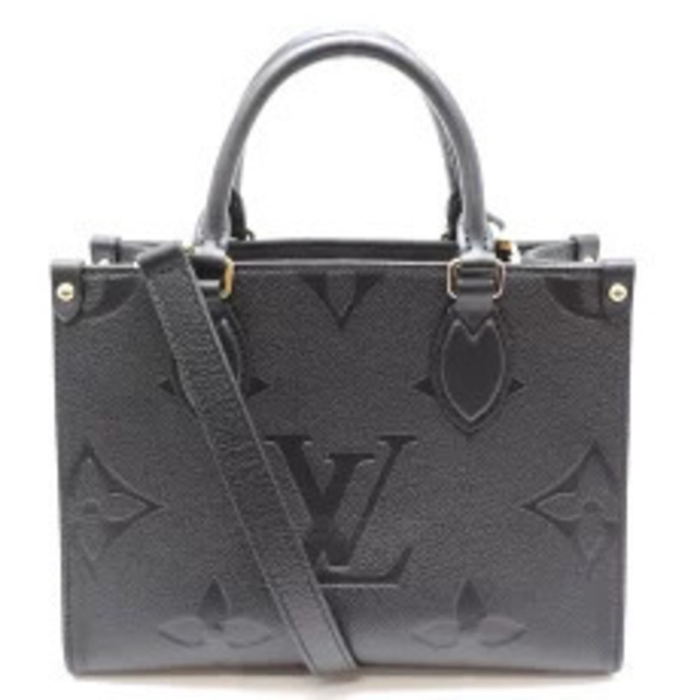 Louis Vuitton OnTheGo Handbag Monogram Empreinte Noir Black